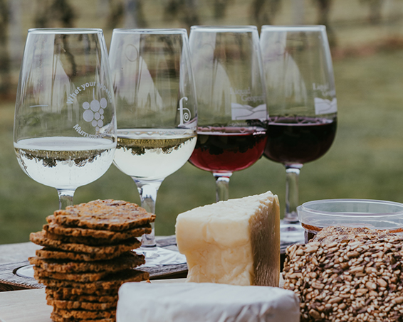 Cheese Board and Wine