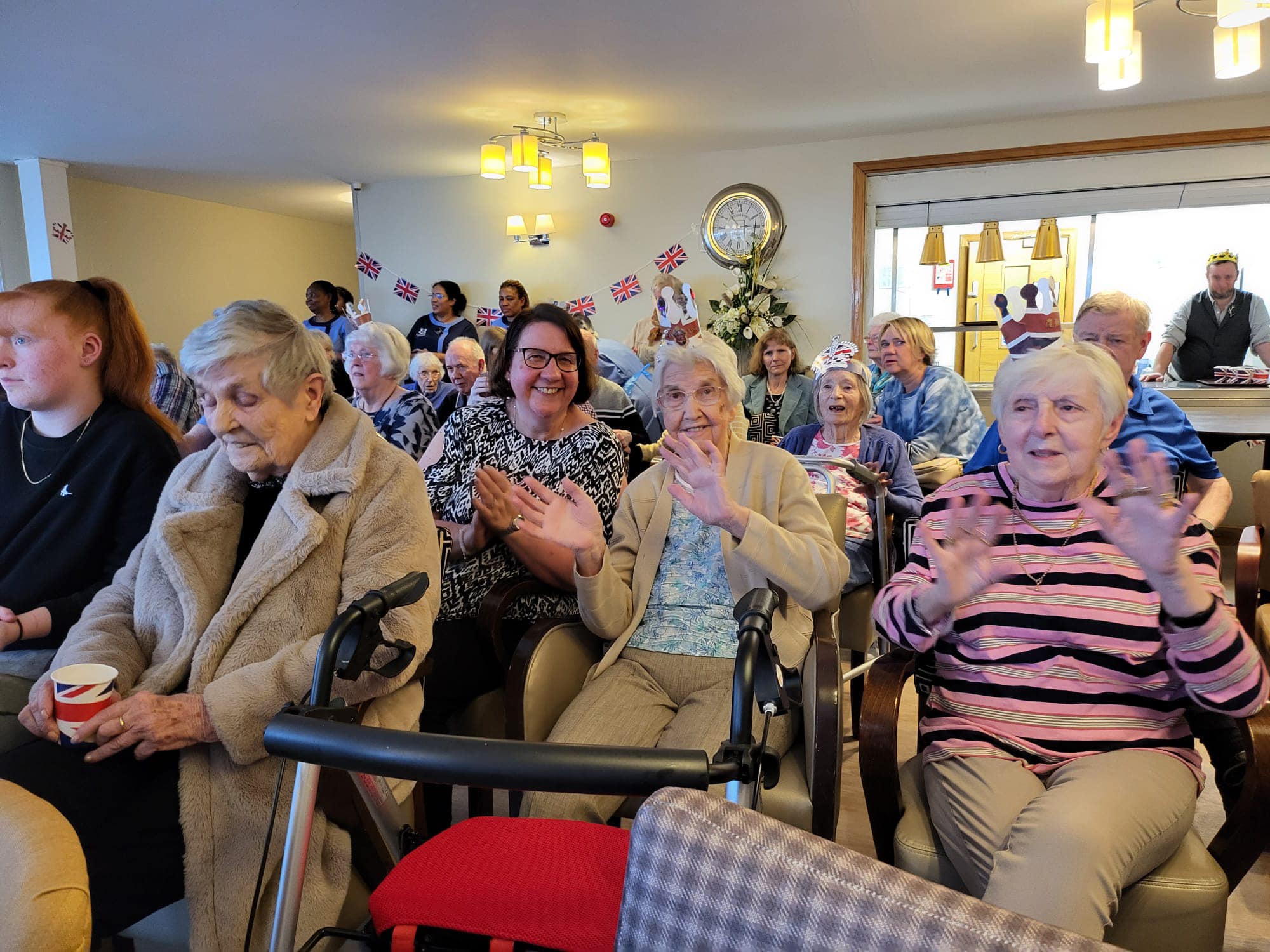 Residents and Loved Ones Singing