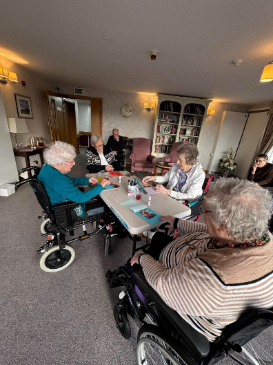 Reminiscence therapy at Deeside Care Home